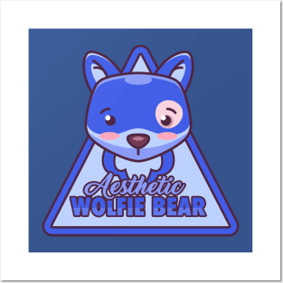 Aesthetic Wolfie Bear Posters and Art